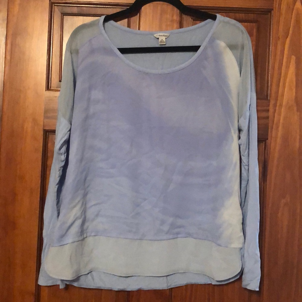 Calvin Klein Blue long sleeve shirt